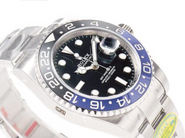 GMT-Master II 126710 BLNR Clean Black/Blue Ceramic 904L Steel Best Edition on Oyster Bracelet DD3285 CHS - Image 8